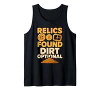Treasure Relics Lost Coins Finds Metal Detecting Adventure Tank Top