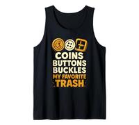 Treasure Relics Lost Coins Finds Metal Detecting Adventure Tank Top
