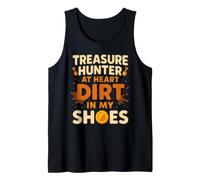 Treasure Relics Lost Coins Finds Metal Detecting Adventure Tank Top