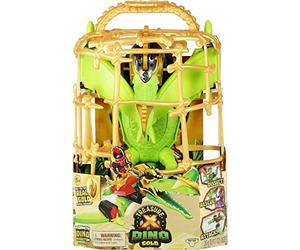 TREASURE X Dino Gold Pterodactyl Dino Dissection. Dissect, Rescue and Attack. Exclusive Hunter and Dinosaur Playset. Will you find real gold dipped Treasure?