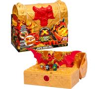 TREASURE X Lost Lands Dragon's Realm Mystery Treasure Chest, Unlock the chest to reveal 25 + surprises hidden within!
