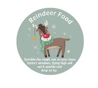 Treasured Forever Christmas Stickers - Santa's Magic Key, Magic Reindeer Food, Snowman Poop - Christmas Eve Box - Christmas Labels/Stickers (Reindeer food)