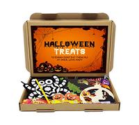 Treasured Forever Personalised Halloween Sweets Box Chocolate Trick or Treat Gift Pack Mail Candy (Design 1 - Crafts)