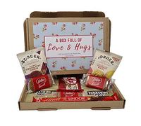 Treasured Forever Tea - Hug in a Box, Letterbox Gift, Cheer up, Pick me up, Hamper Gift, Thinking of You, Thank You (Blue Floral - Tea Box)