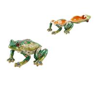 Treasured Trinket Box - Frog about to Jump New Gift