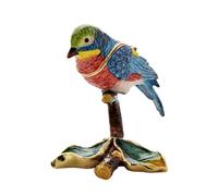 Treasured Trinkets - Blue and Red Bird on Branch