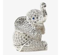 Treasured Trinkets Crystal Elephant Trinket Box 15714