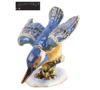 Treasured Trinkets - Kingfisher Metal Die Cast Trinket Box