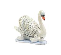 Treasured Trinkets - Mother & Baby Swans