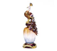 Treasured Trinkets - Peacock on Vase