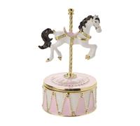 Treasured Trinkets Pink Musical Carousel Horse - P12210