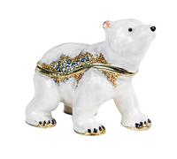 Treasured Trinkets - Polar Bear Metal Die Cast Trinket Box - 14691