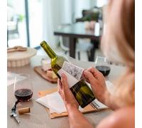 Treasured Wine Label Removers - 100 Pack | Preserve Special Wine Memories | Easy Label Removal Sheets for Cellar Tracking & Wine Journals | Great Gift for Wine Enthusiasts