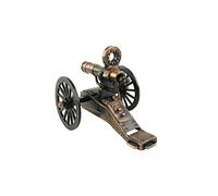 TreasureGurus Civil War Era Hand Crank Gatling Gun Die Cast Miniature Replica Pencil Sharpener