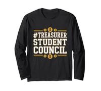 Treasurer Student Council School Election Day Athletic Style Long Sleeve T-Shirt