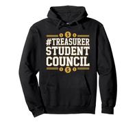 Treasurer Student Council School Election Day Athletic Style Pullover Hoodie