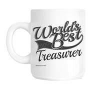 Treasurer World's Best Novelty Gift Mug
