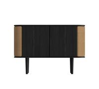 Treasures Cabinet Black Oak/Sugar Brown