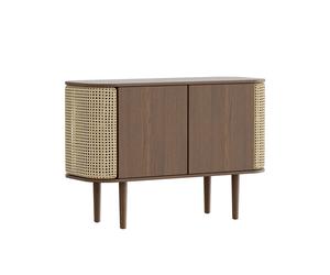 Treasures Cabinet Dark Oak/Venetian Cane