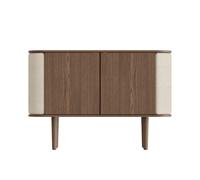 Treasures Cabinet Dark Oak/White Sands