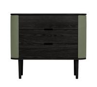Treasures Cabinet With 2 Doors Black Oak/Morning Meadows