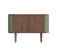 Treasures Cabinet With 2 Doors Dark Oak/Morning Meadows