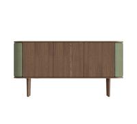 Treasures Cabinet With 3 Doors Dark Oak/Morning Meadows