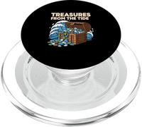 Treasures From The Tide Sea Glass Hunter Beach Collector PopSockets PopGrip for MagSafe
