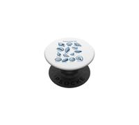 Treasures of the Tide Different Seashells Summer PopSockets Adhesive PopGrip