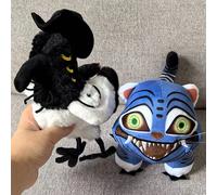 TreasuringU New Kpop Demon Plush Toys Game Hunters Tiger Stuffed Toy Doll Blue Tiger Animals Plushie Birthday Gifts Keychain B