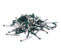 Treasury Tags 55mm Elastic Metal Ended 20 Pack Home Office School