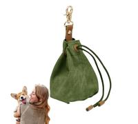 Treat Bag for Dog Training - Wipe-Clean Snacks Holder Keychain Treats,for Hiking Camping Walking Jogging Jerky Chicken Beef Dried Food