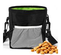 Treat Bag for Dogs, Portable Treat Bag, Hands-Free Food Bag, Dog Training with Multiple Pockets, Waste Bag Dispenser, Mobile Phone Pocket, 3 Carrying Options for Walks, Training, Hiking
