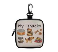 Treat Bag - Portable Storage Container for , Reward Bag for Puppies and Small Animals | For Outdoor Camping Hiking Snacks On The Go