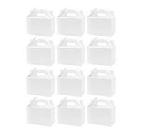 Treat Boxes - Cardboard 15x9cm | 12 Pieces DIY Candy Container | Paper Folding Goodie Boxes | For Kids Teens Adults Craft Lovers Birthday Celebration Holiday Engagement Wedding