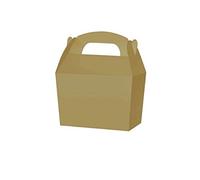 Treat Boxes - Wedding Favour Cupcake Gift Party Box - Choose From 13 Colours (20, Gold)