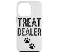 Treat Dealer Paw Prints Pet Lover Fun Text Case for iPhone 13 Pro