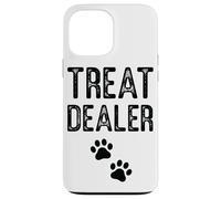 Treat Dealer Paw Prints Pet Lover Fun Text Case for iPhone 13 Pro Max