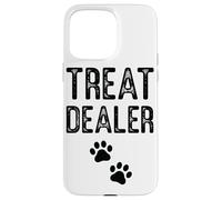 Treat Dealer Paw Prints Pet Lover Fun Text Case for iPhone 15 Pro Max