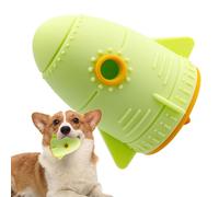 Treat Dispenser, Dog Puzzles, Dog Toy Treat Dispenser, Dog Puzzles Feeder, Slow Feeding, Indestructible Interactive Toy, Enrichment for Large Dogs, Rocket Shaped Puzzle