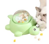 Treat Dispenser Dog Toy - ABS 26.2 x 16.5 x 12.7 cm Turtle Shape Snack Dispenser Thinking Game for Interactive Exercise Daily Feeding and Mental Promotion Dog Toy Indoor (Green