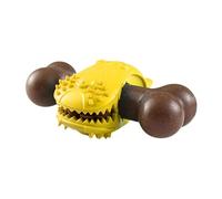 Treat Dispenser Dog Toy Bone Shaped Teething Game for Puppies | Chew toy for strong chewers for activity against boredom indoors and outdoors in the home and garden