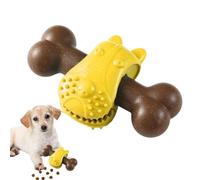 Treat Dispenser Dog Toy Bone Shaped Teething Game for Puppies | Chew toy for strong chewers for activity against boredom indoors and outdoors in the home and garden