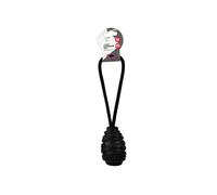 Treat Dispenser Toy - Ideal For Keeping Even The Most Determined Chewers Entertained, Simply Fill With Your Pet's Favourite Treats And Watch Them Work, Bite, And Roll Their Way (Black)