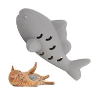 Treat Dispensing Cat Toy Fish Shaped Pet Slow Feeder Dispenser