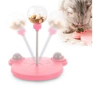 Treat Dispensing Dog Toy, 2025 New Pet Toy Treat Dispenser, Wobbly Dog Treat Dispenser Toy Interactive Pet Toy Wiggling TreatToy For Dogs Automatic Durable Puzzle Toy for Dogs Cats (B-Pink)