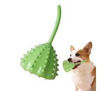 Treat Dispensing Dog Toys - Interactive Cognitive Dog Treat Toy - Bite Resistant Soft Puppy Toothbrush Dispensing Pet Supplies for Teeth Cleaning Chewing