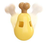 Treat Dispensing Dog Toys | Interactive Puppy Feeder Toy - Chicken Leg Shape Interactive Puppy Chewing Tools, Cartoon Food Dispenser Supplies for Pets