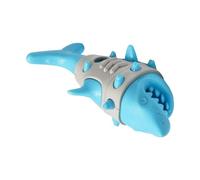 Treat Dispensing Dog Toys - Soft Rubber Standard Size | Puppy Puzzle Slow Feeder with Shark Shape, Bite-Resistant Chew Toy, Teeth Cleaning | Indoor Outdoor Training Play Boredom Relief