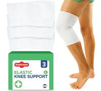treat&ease 4pk Elastic Knee Support Large Size - Compression Sleeves for Stability & Comfort - Ideal for Sports, Walking, and Daily Use - Breathable, Durable Neoprene for Men and Women